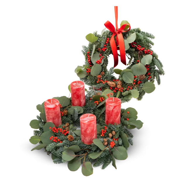 Vánoční set věnců